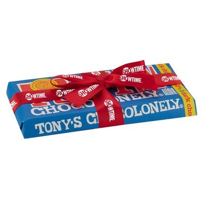 Tony's Chocolonely® Large Chocolate Bar w/ Custom Ribbon (70% Dark Chocolate)