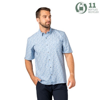 Storm Creek Men's Enthusiast 4-Way Stretch Printed Short Sleeve Outdoor Shirt