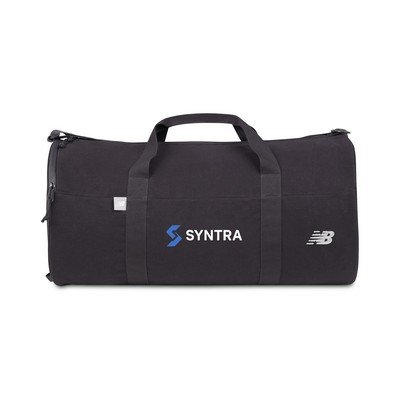 New Balance® Canvas Duffel - Black