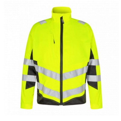 VISIPRO Reflective Safety Jacket with Black Trim - 280G Fleece - ANSI 107-2