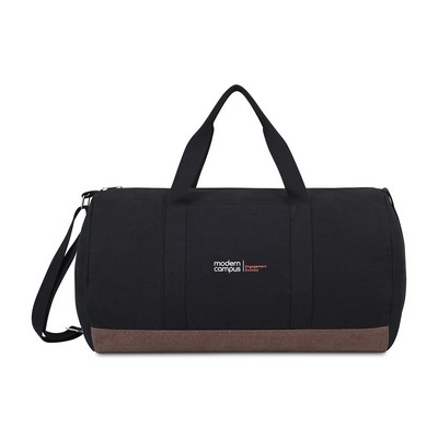Ivy AWARE™ Recycled Cotton Barrel Duffel - Black