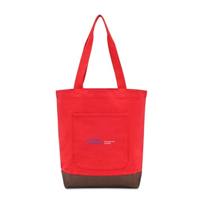 Ivy AWARE™ Recycled Cotton Tote - Crimson